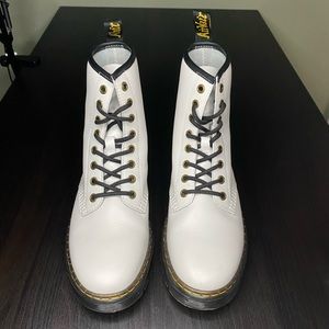 Dr. Martens White Boots